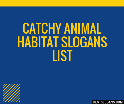 40+ Catchy Animal Habitat Slogans List, Phrases, Taglines & Names Mar 2023