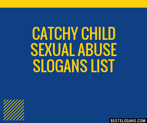 Stop child abuse slogans