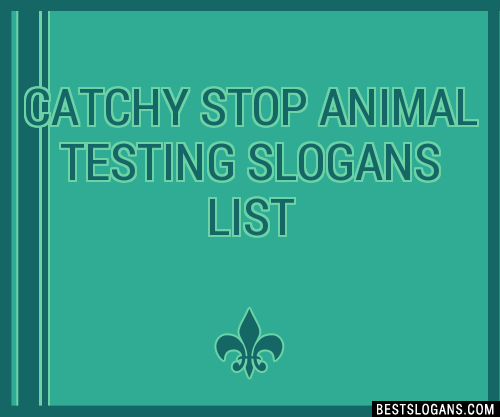 40+ Catchy Stop Animal Testing Slogans List, Phrases, Taglines & Names Feb  2023