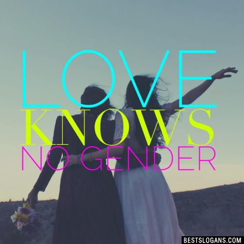 Love knows no gender