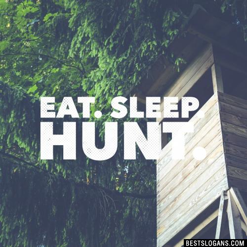 Eat. Sleep. Hunt.