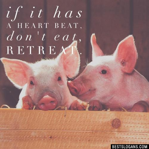 If it has a heart beat, don't eat, retreat.