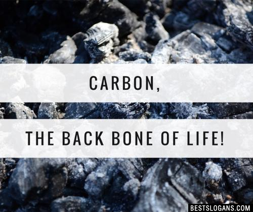 Carbon the back bone of life!