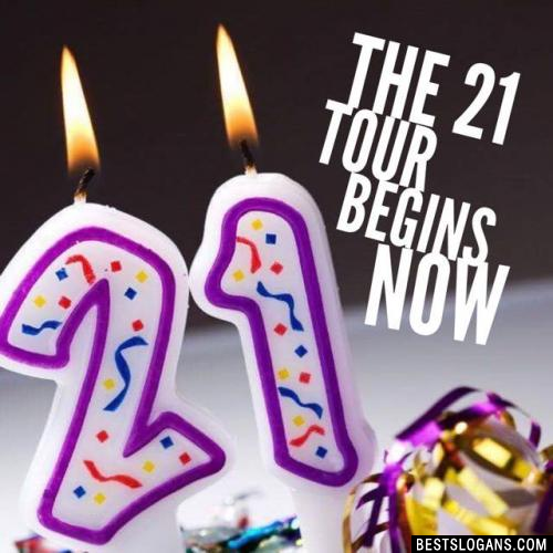 The 21 Tour Begins Now