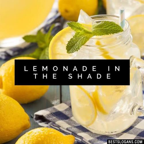 Lemonade in the Shade