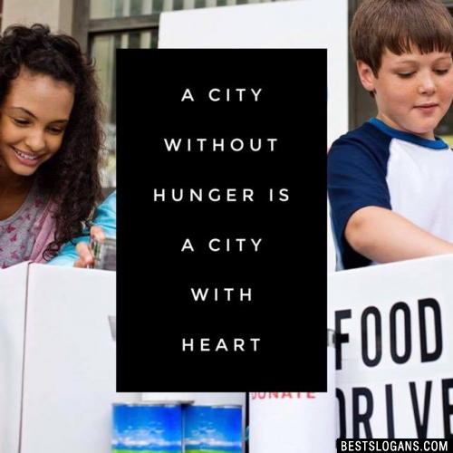 A City without Hunger is a City with Heart