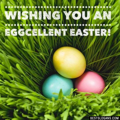 Wishing you an eggcellent Easter!