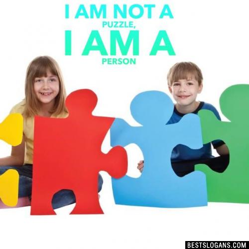 I am not a puzzle, I am a person