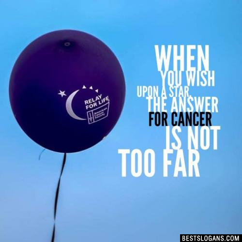 When you wish upon a star, the answer for cancer is not too far
