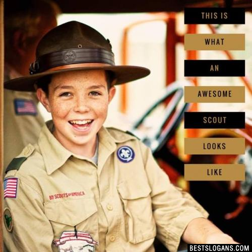 This is what an awesome scout looks like