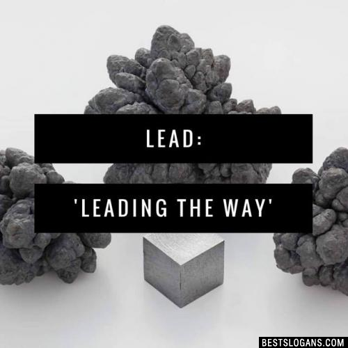 Lead: 'LEADing the way'