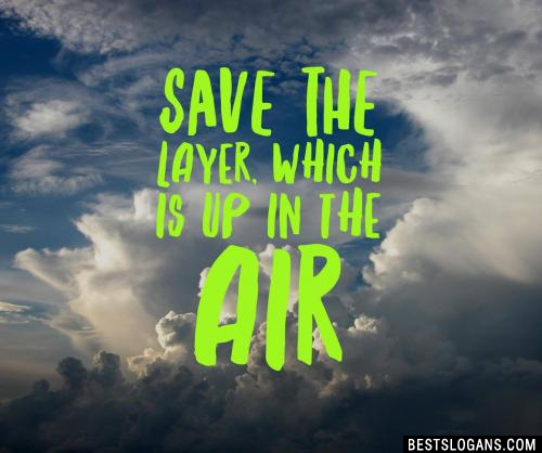 Save the layer, which is Up in the air
