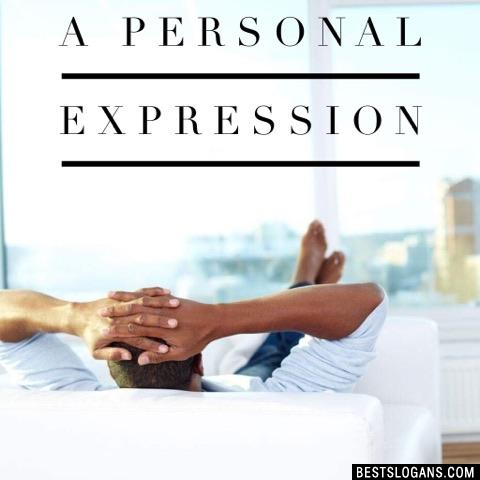 A Personal Expression