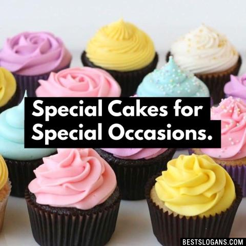 Special Cakes for Special Occasions.