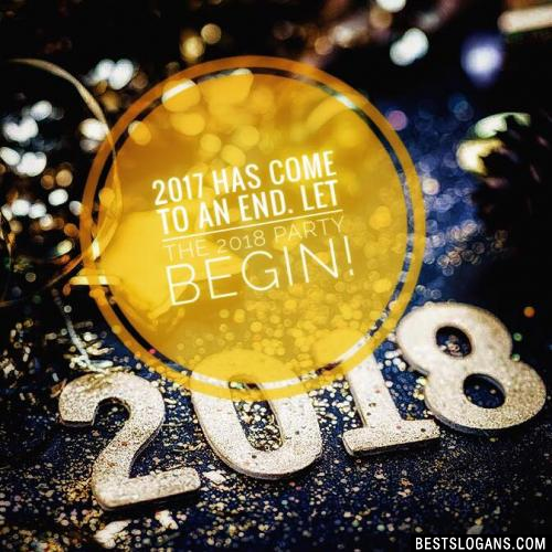 2017 has come to and end. Let the 2018 party begin!