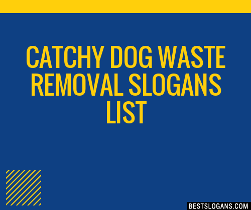 30+ Catchy Dog Waste Removal Slogans List, Taglines