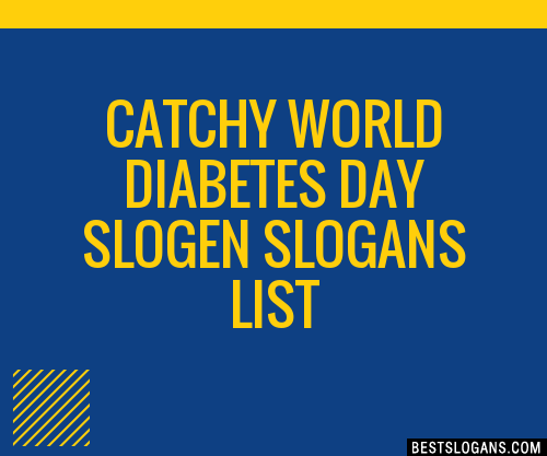 30+ Catchy World Diabetes Day Slogen Slogans List, Taglines, Phrases